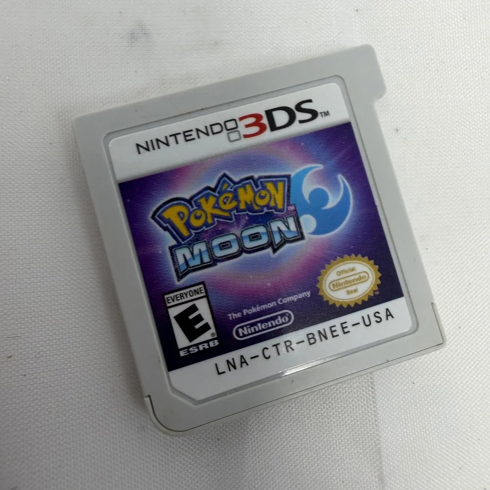 Pokemon Moon Nintendo 3DS Game Cartridge LNA-CTR-BNEE-USA Authentic RPG